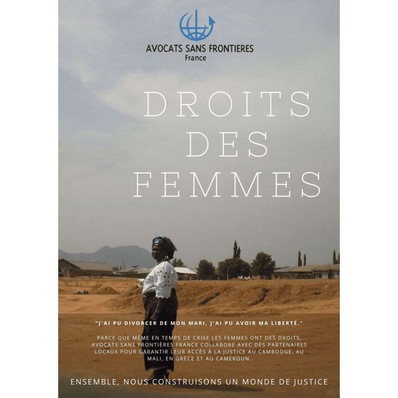 Affiche solidaire - droits des femmes (Afrique)