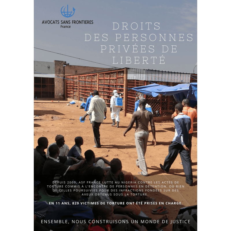 Affiche solidaire - droits des personnes privées de liberté