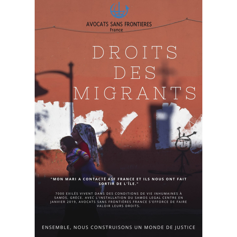 Affiche solidaire - droits des migrants